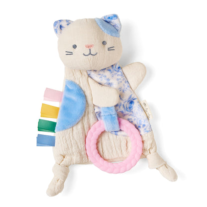 Bitzy Crinkle™ Sensory Crinkle Toy with Teether Toy Itzy Ritzy Kitty