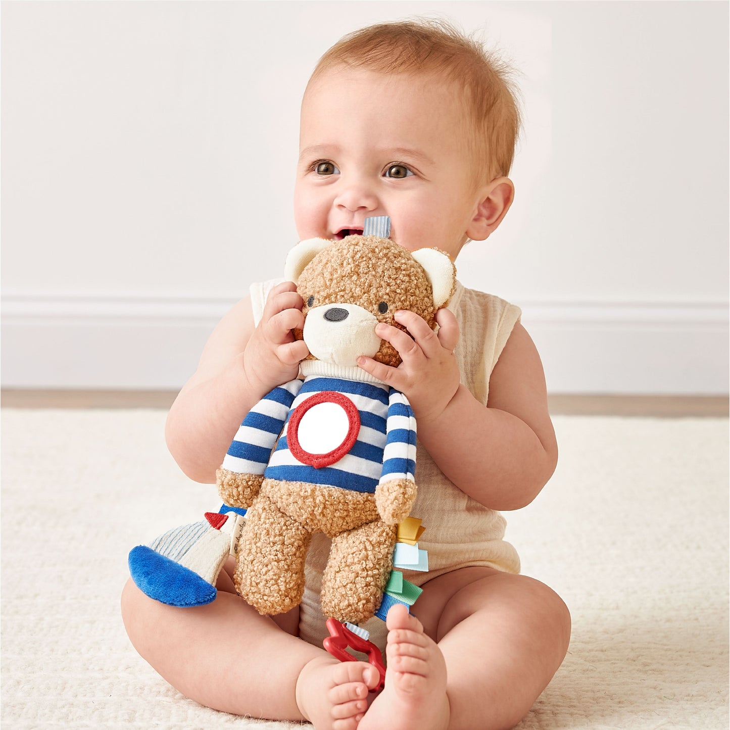 Bitzy Traveler™ Developmental Sensory Theo the Nautical Bear