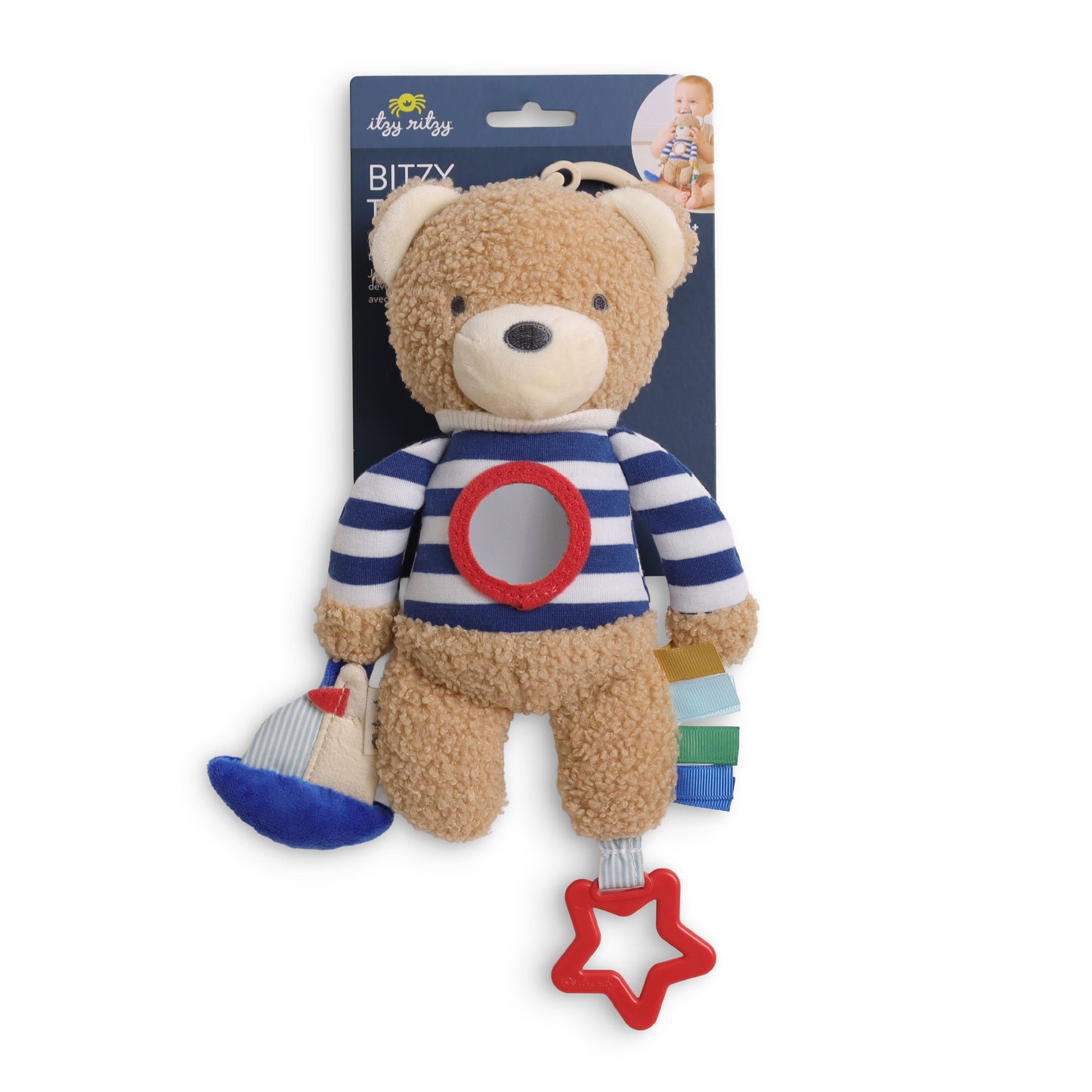 Bitzy Traveler™ Developmental Sensory Theo the Nautical Bear