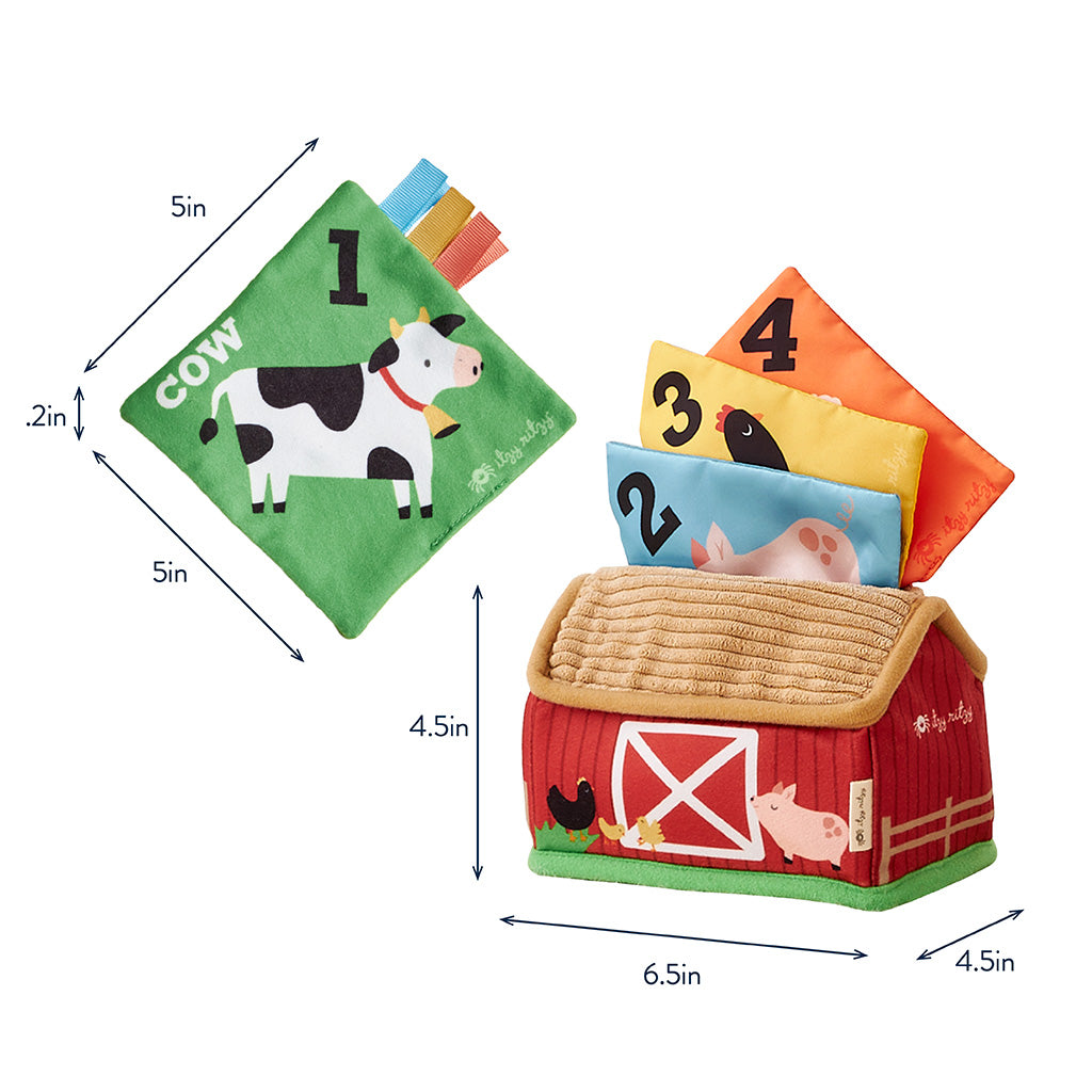 Itzy Sensory Scarves Farm Friends