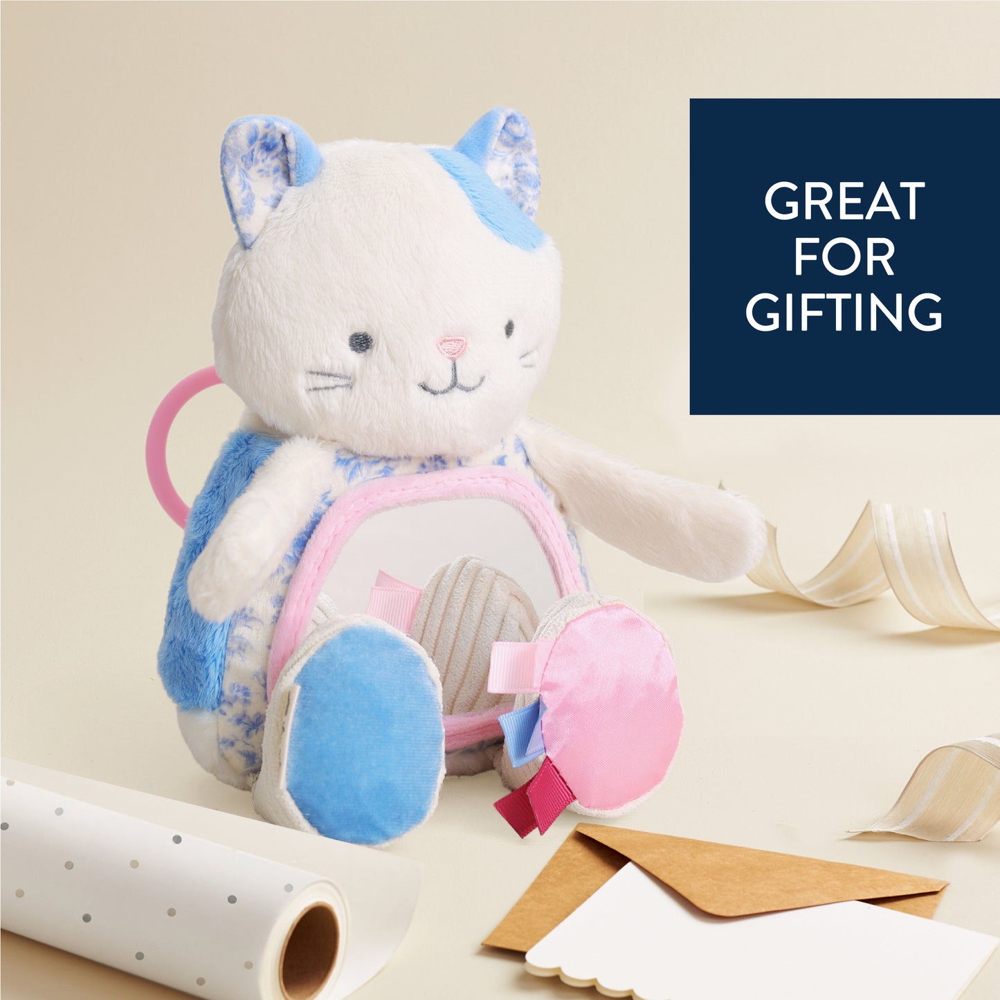 Tummy Time Mirror - Kinsley the Kitty