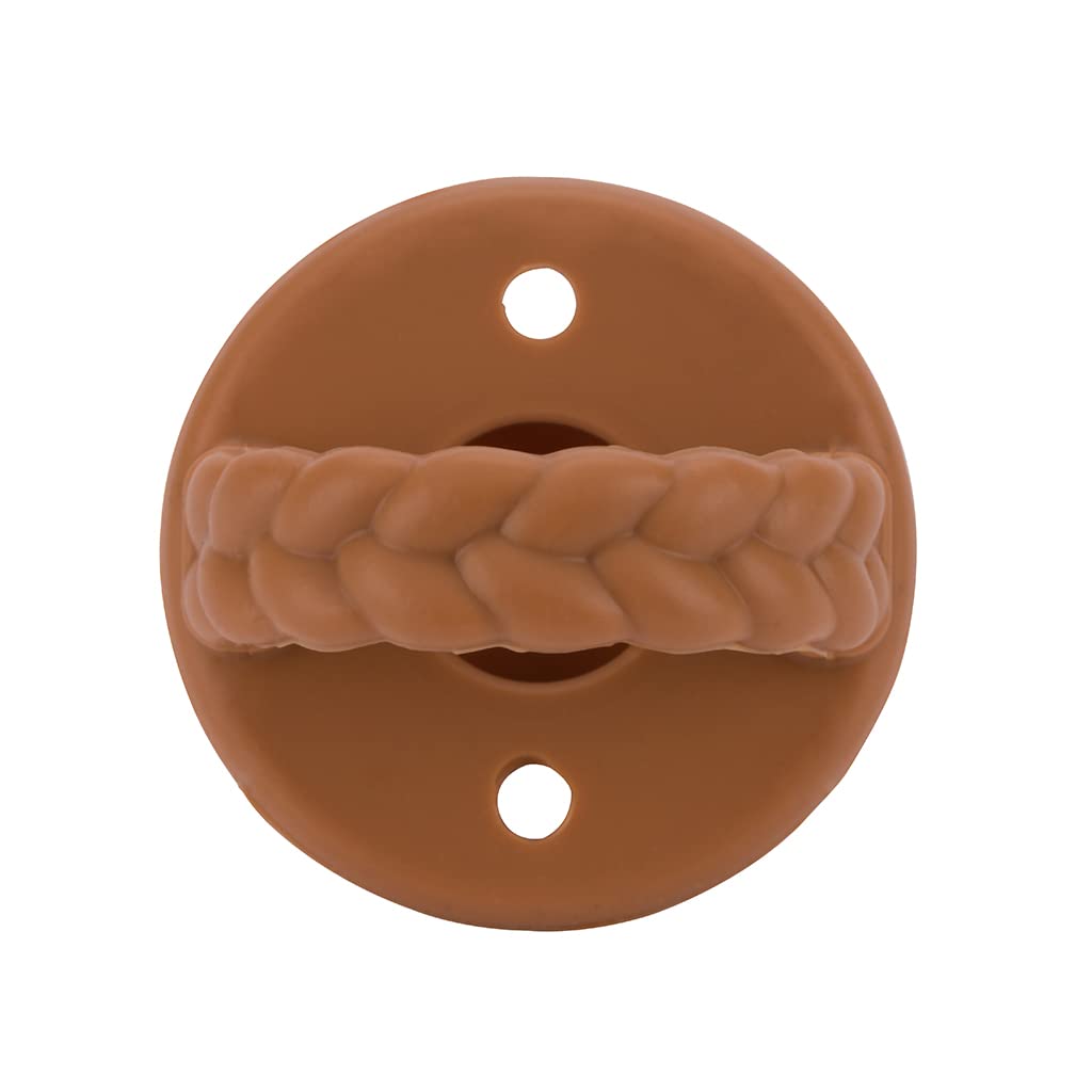 Sweetie Soother™ - Pacifier 2-Pack Pacifiers & Loveys Itzy Ritzy Coconut and Toffee Braids