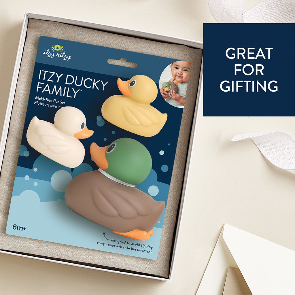 Itzy Ducky Family™ Bath Toy Set Mallard Family