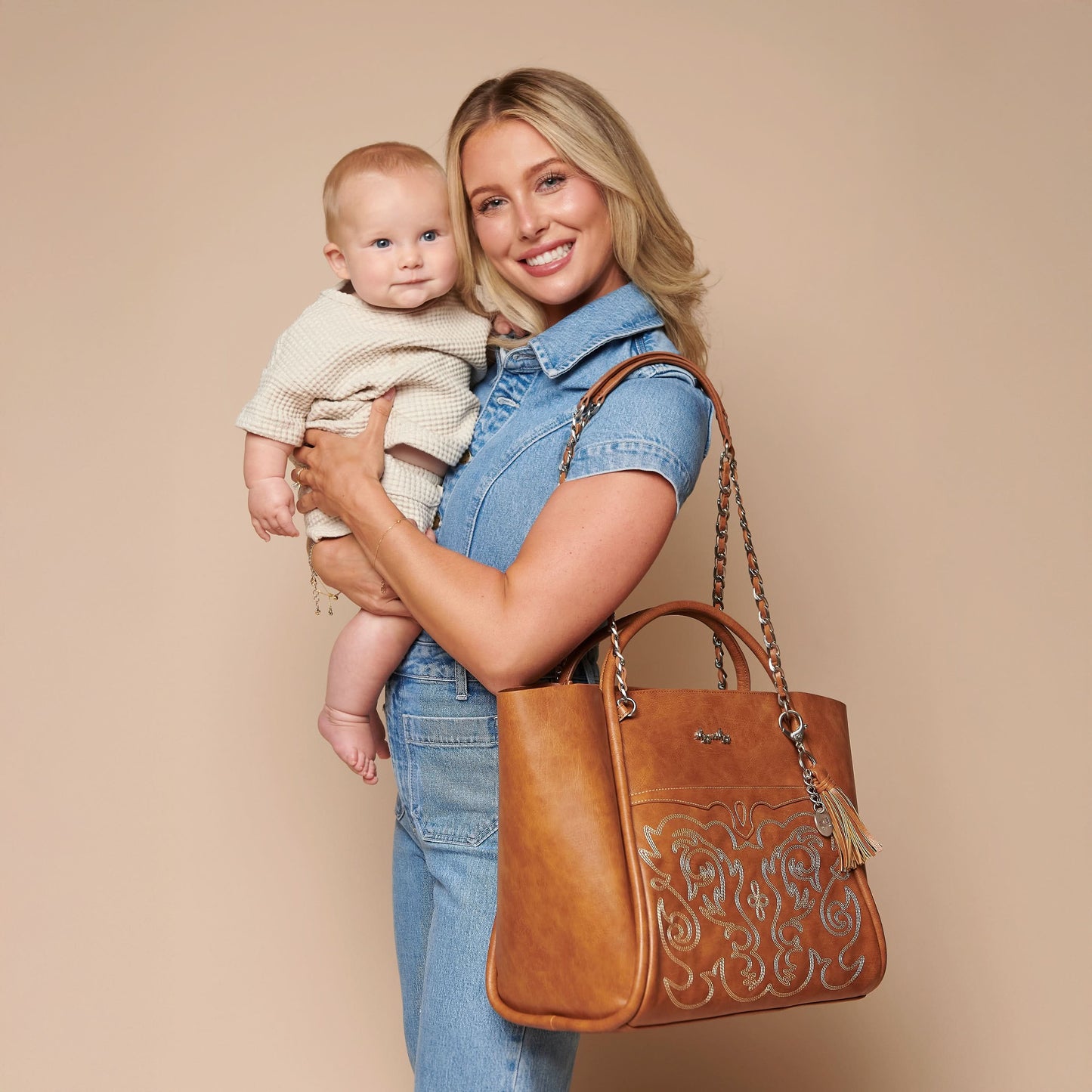 Boss Tote - Saddle