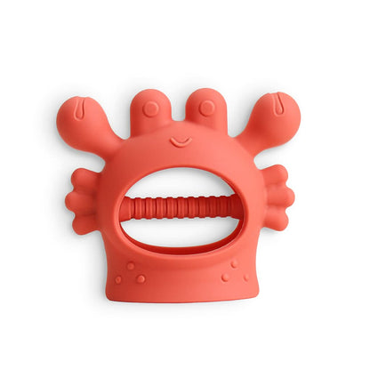 Bitzy Grip™ Silicone Teether Carl the Crab