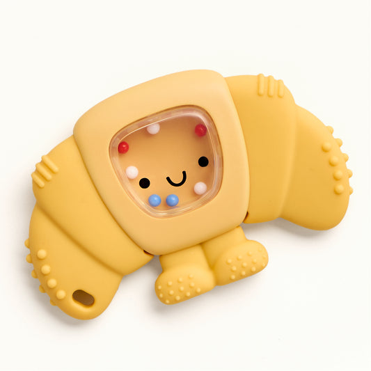 Sweetie Shake™ Rattle & Teether - Chloe the Croissant