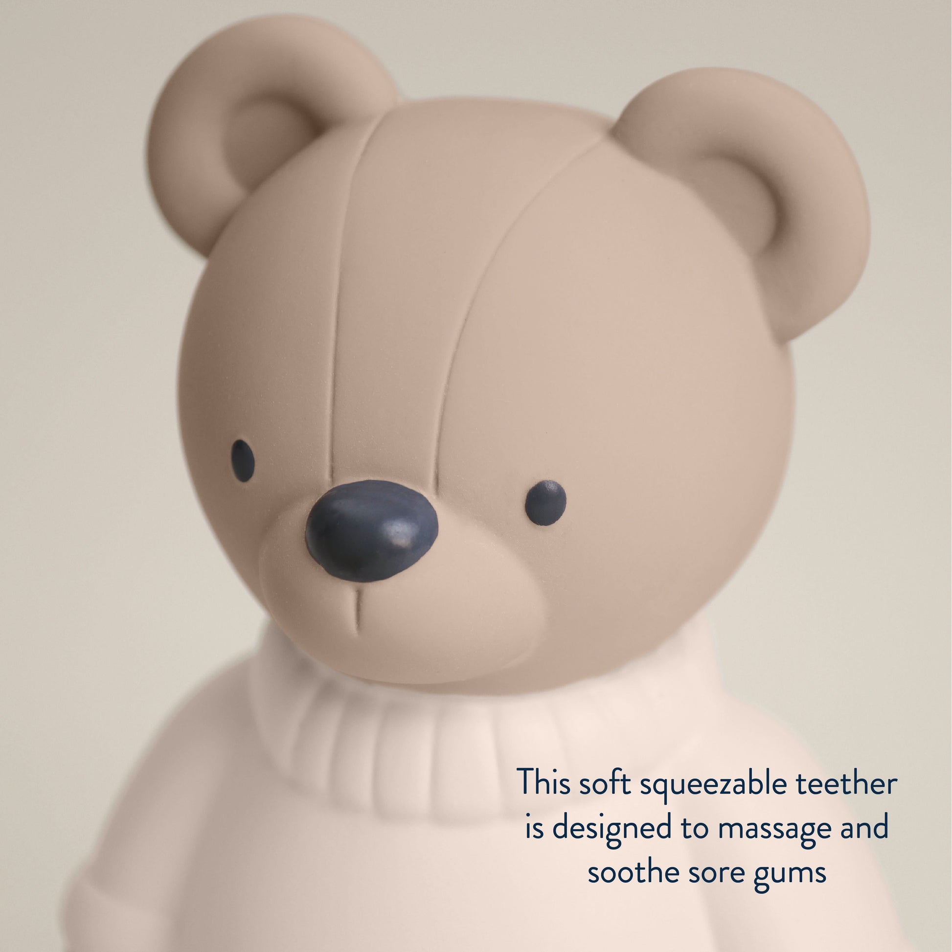 Comfort Crew™ Natural Rubber Latex Teether - Bear