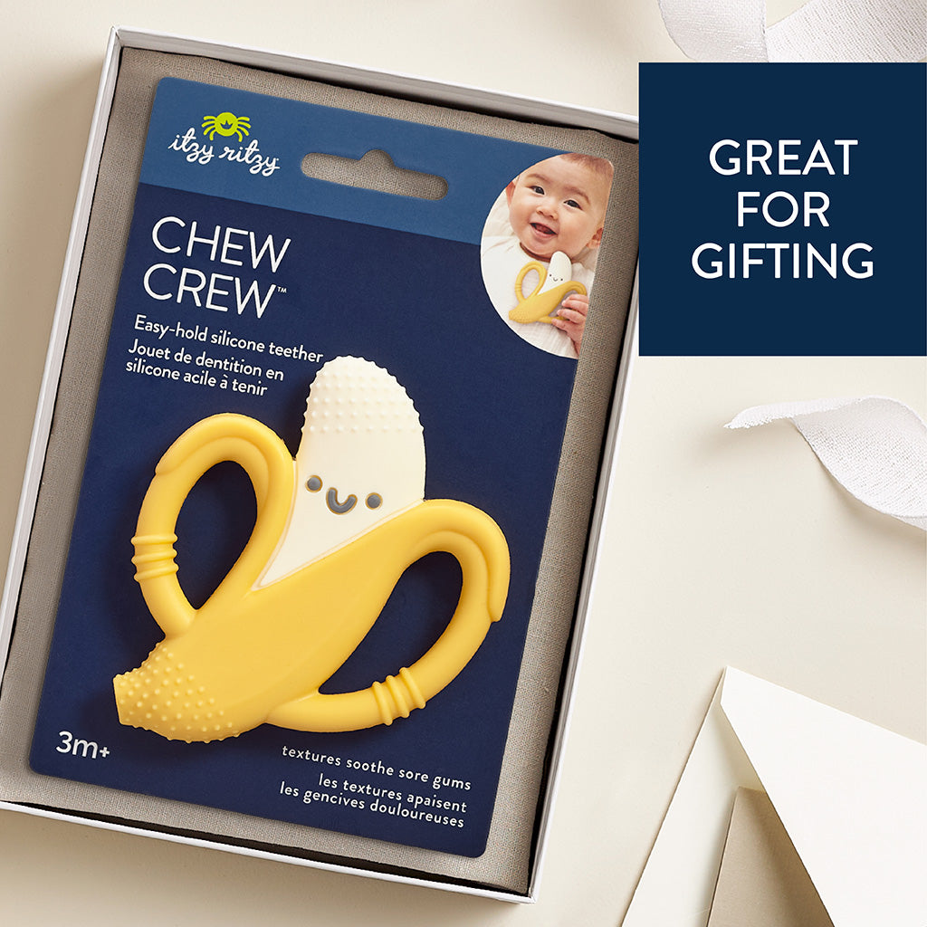 Chew Crew™ Silicone Handle Teether Bentley the Banana