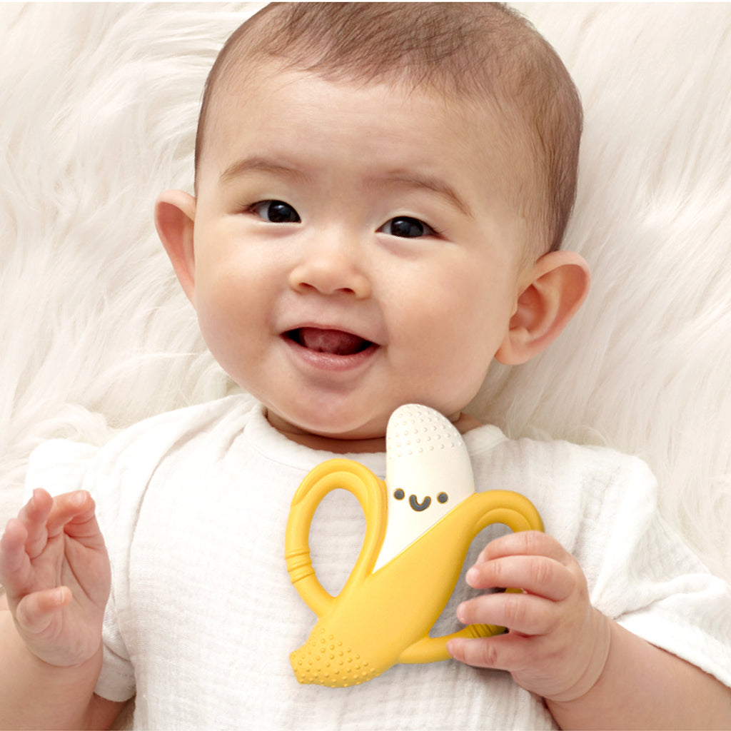 Chew Crew™ Silicone Handle Teether Bentley the Banana