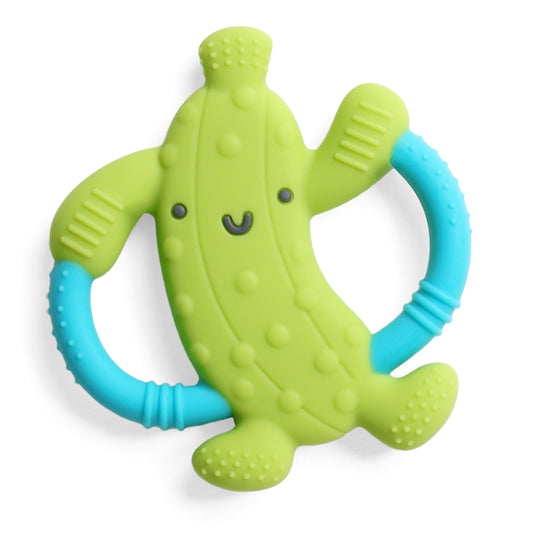 Chew Crew™ Silicone Handle Teether Parker the Pickle
