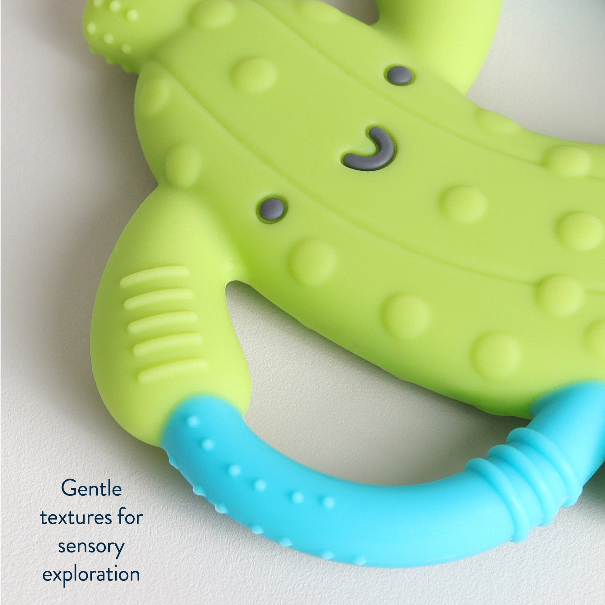Chew Crew™ Silicone Handle Teether Parker the Pickle