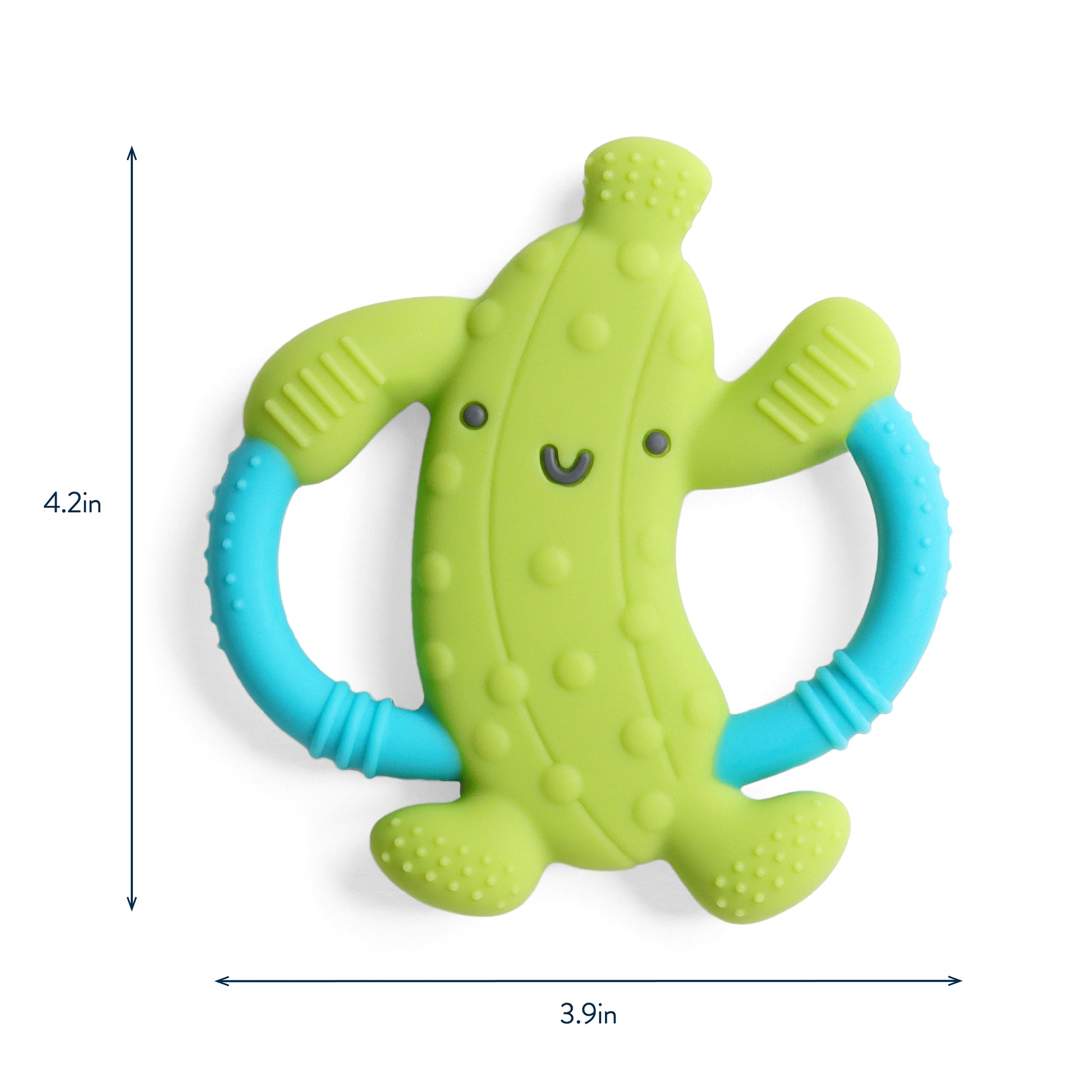 Chew Crew™ Silicone Handle Teether Parker the Pickle