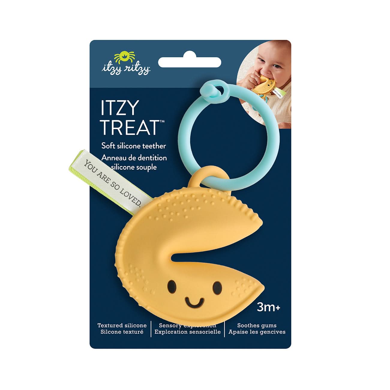 Itzy Treat™ Teether Fortune Cookie