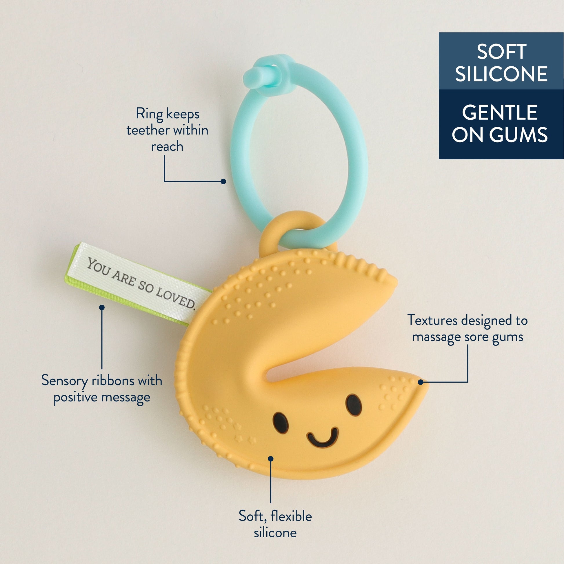 Itzy Treat™ Teether Fortune Cookie