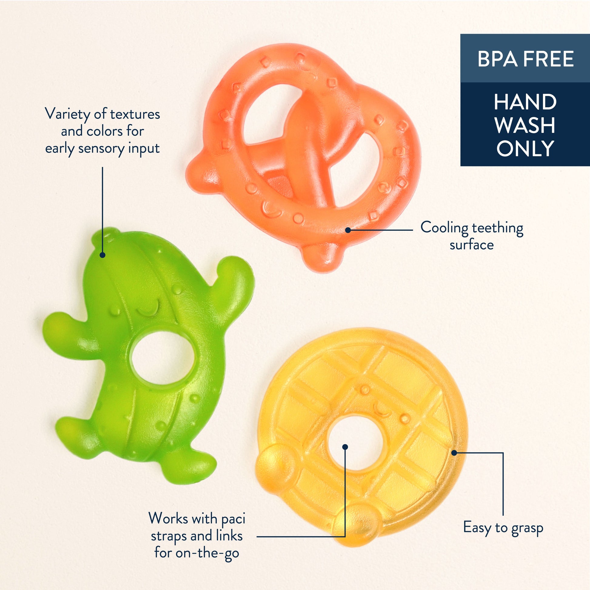 Cutie Coolers™ Teethers Itzy Ritzy® - Silly Foods