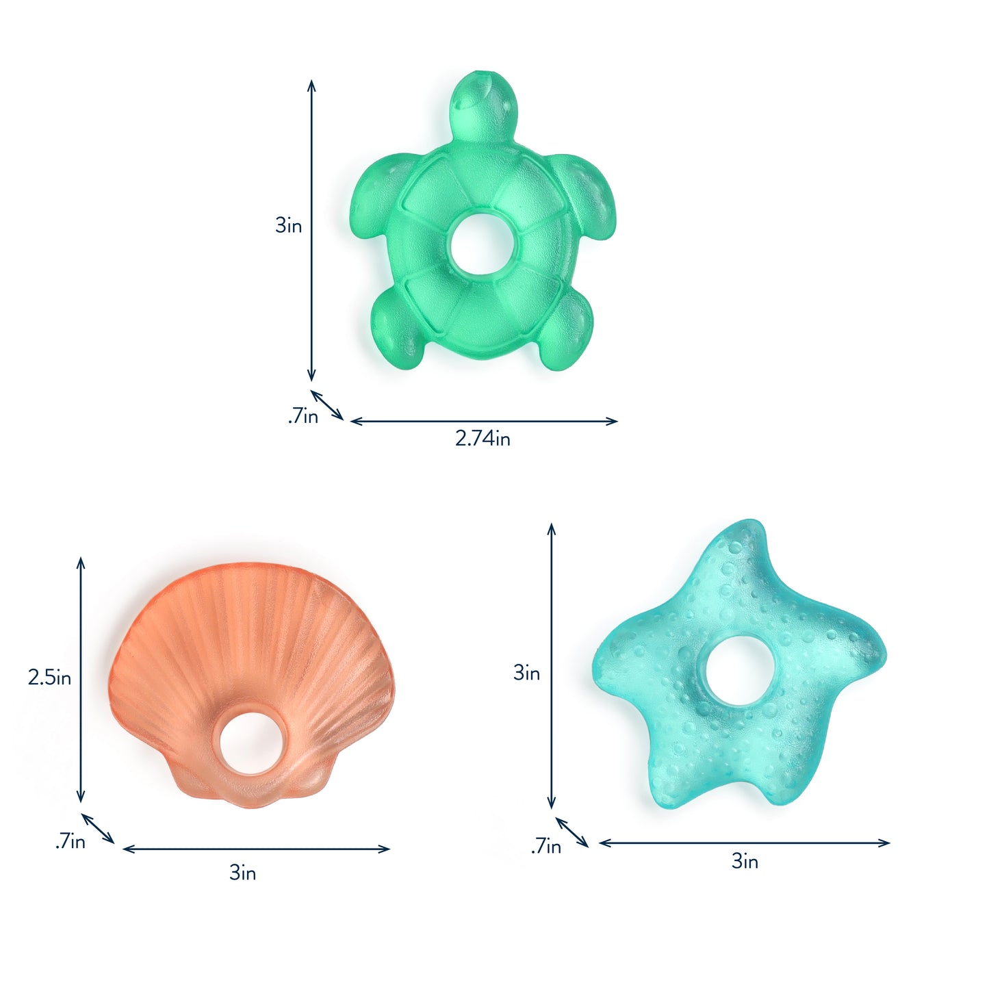 Cutie Coolers™ Teethers Itzy Ritzy® - Seaside Coolers