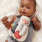Itzy Lovey™ Plush and Teether Toy - Carmen the Cow