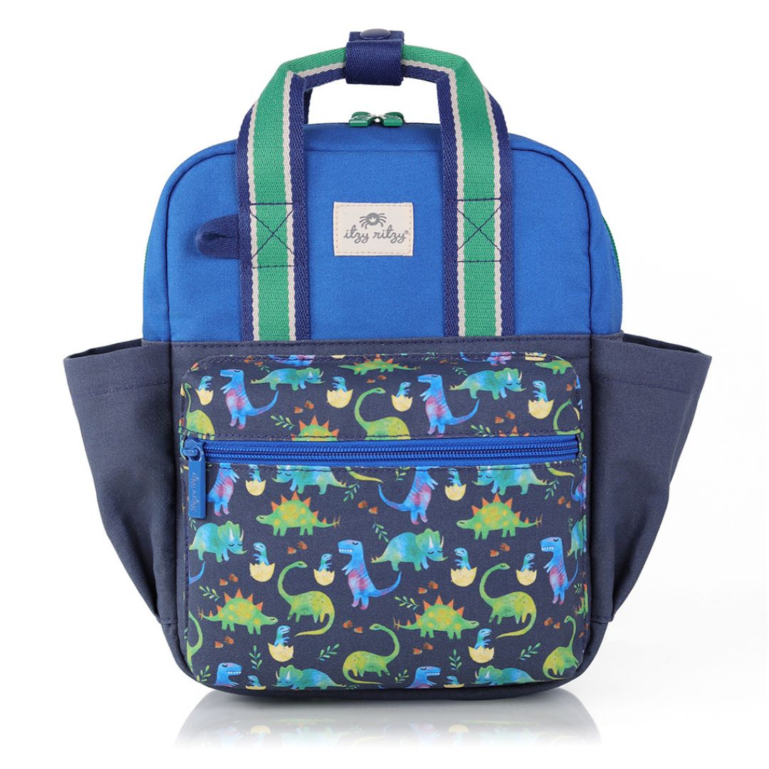 Itzy Bitzy Bag Toddler Backpack - Raining Dinos