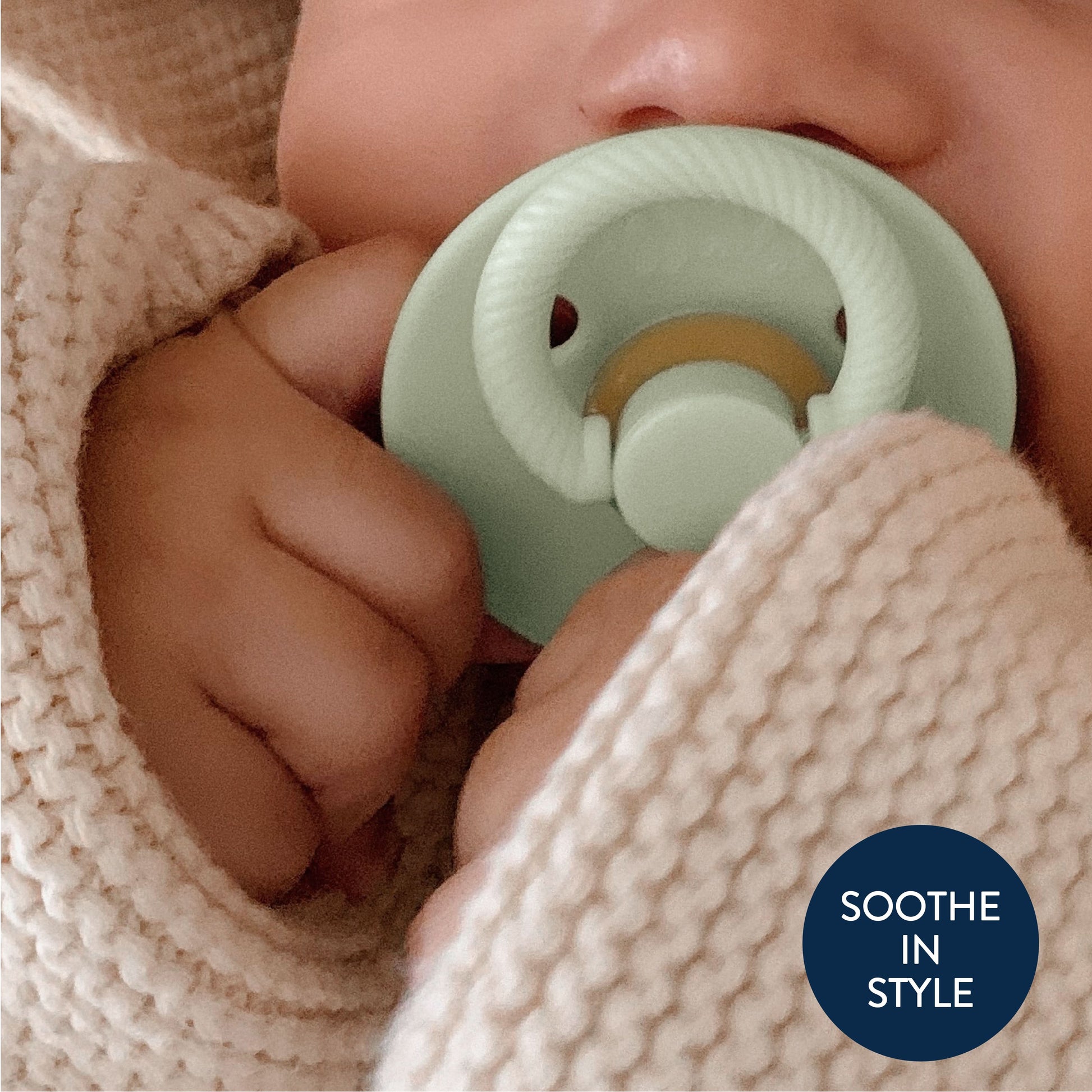 Itzy Soother™ Natural Rubber Pacifier - 0-6M  Succulent & Agave