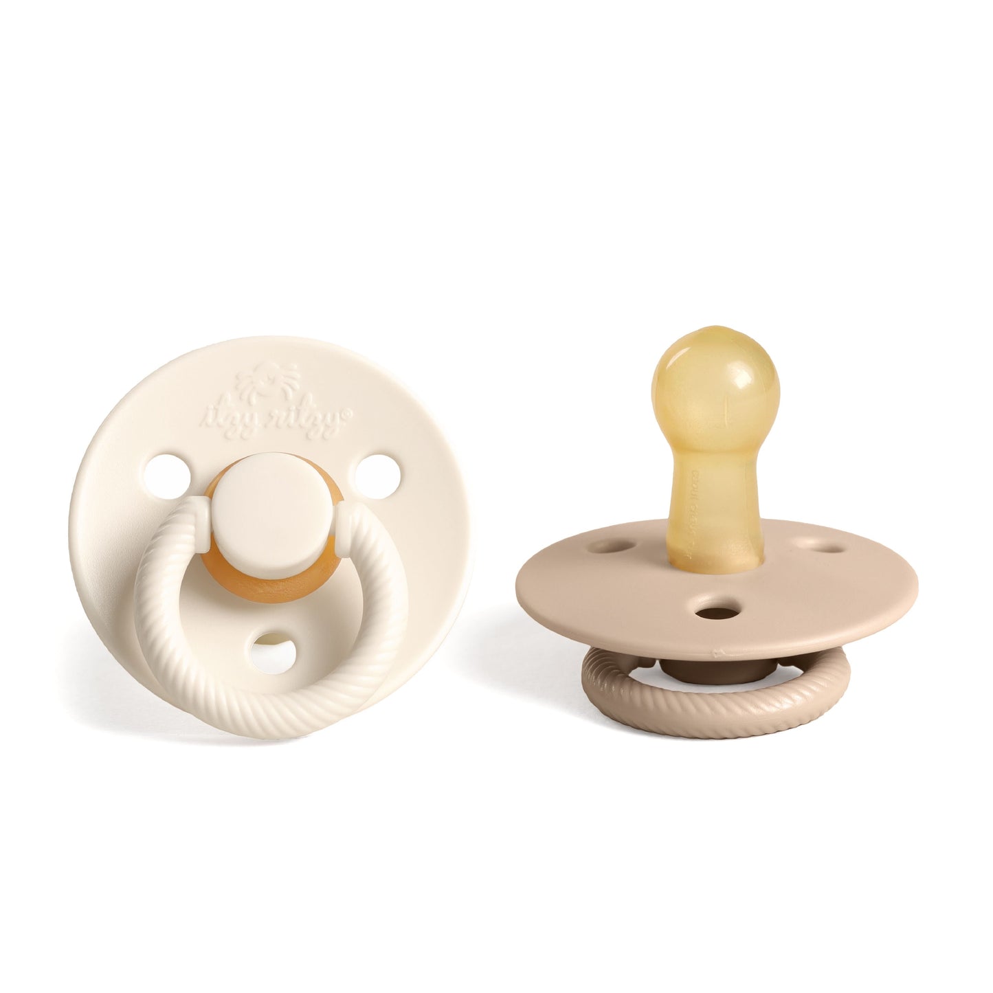 Itzy Soother™ Natural Rubber Pacifier - 0-6M Itzy Ritzy Coconut & Toast