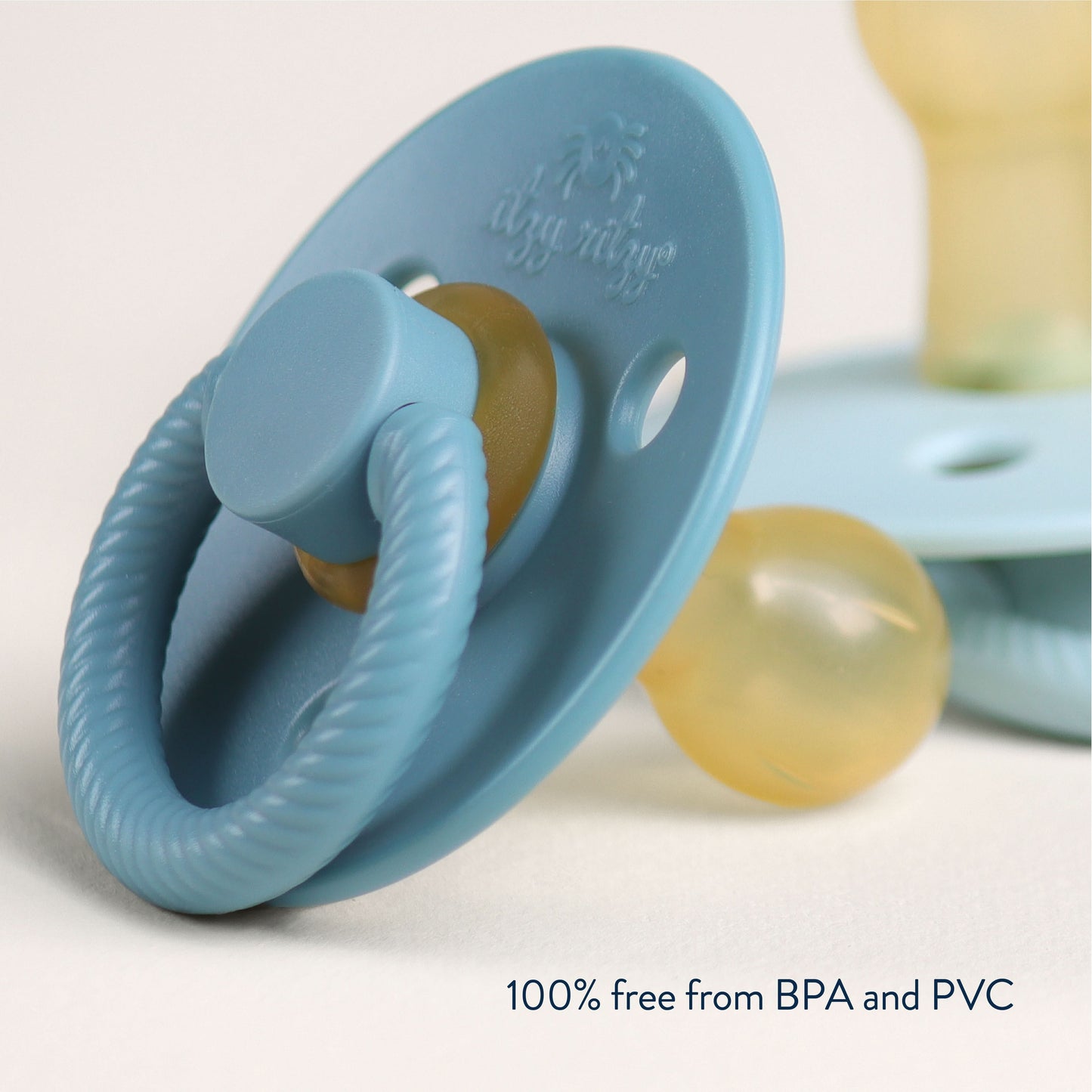 Itzy Soother™ Natural Rubber Pacifier - 6-18M Harbor & Coast