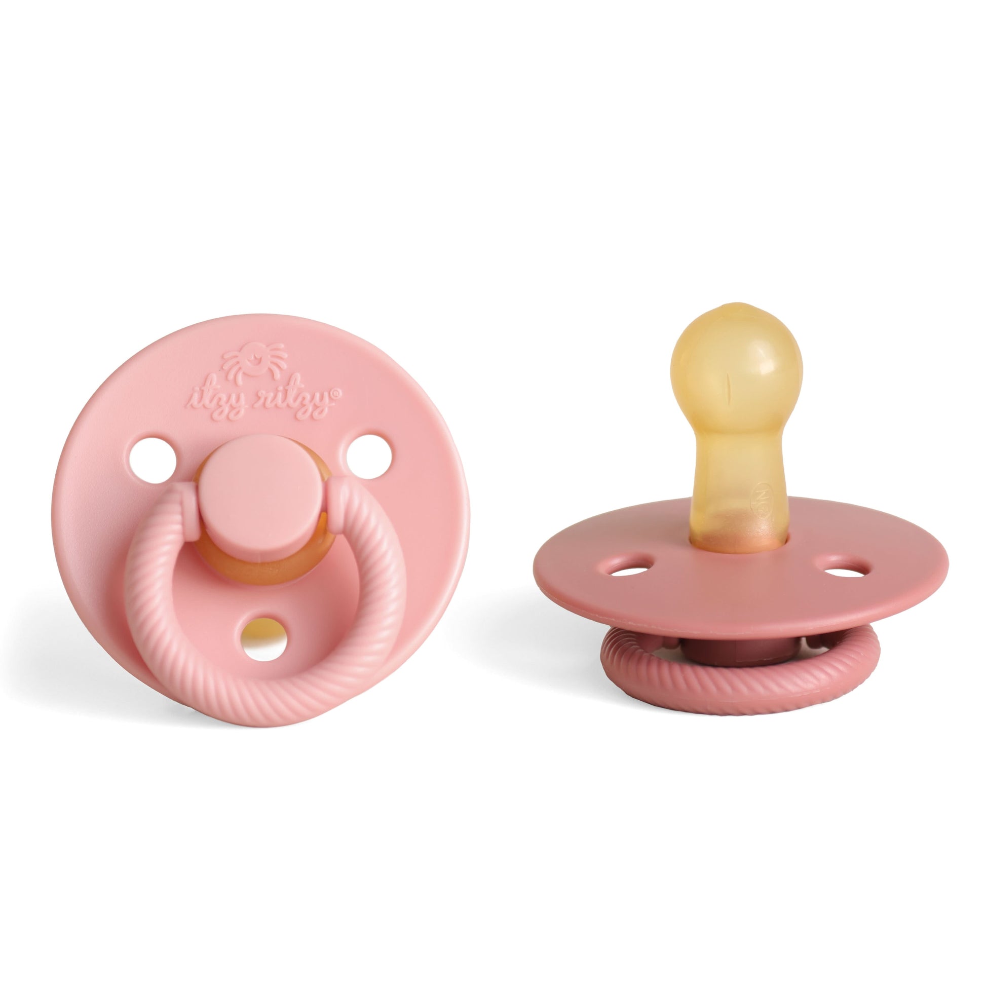 Itzy Soother™ Natural Rubber Pacifier - 0-6M Itzy Ritzy Blossom & Rosewood