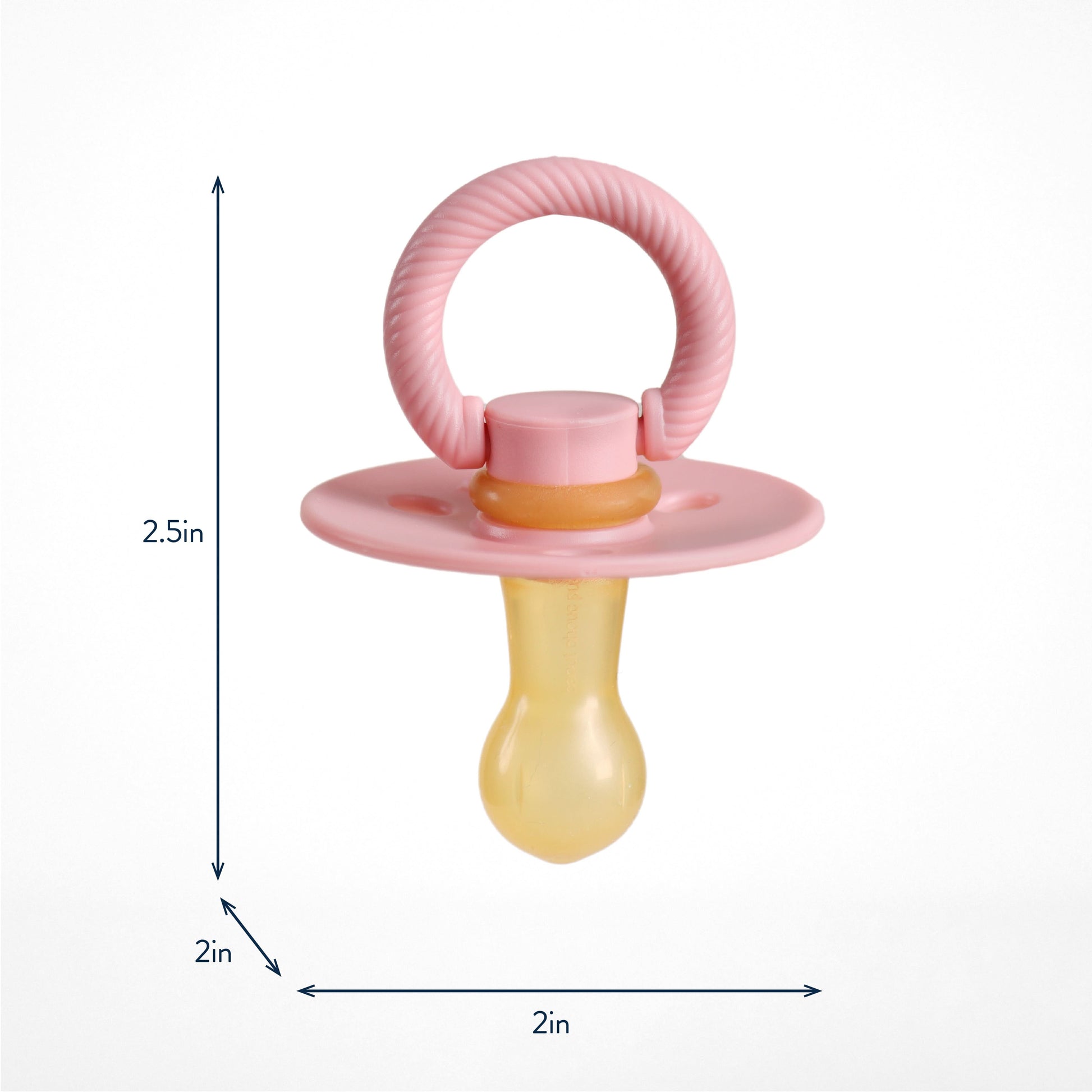 Itzy Soother™ Natural Rubber Pacifier - 6-18M Blossom & Rosewood