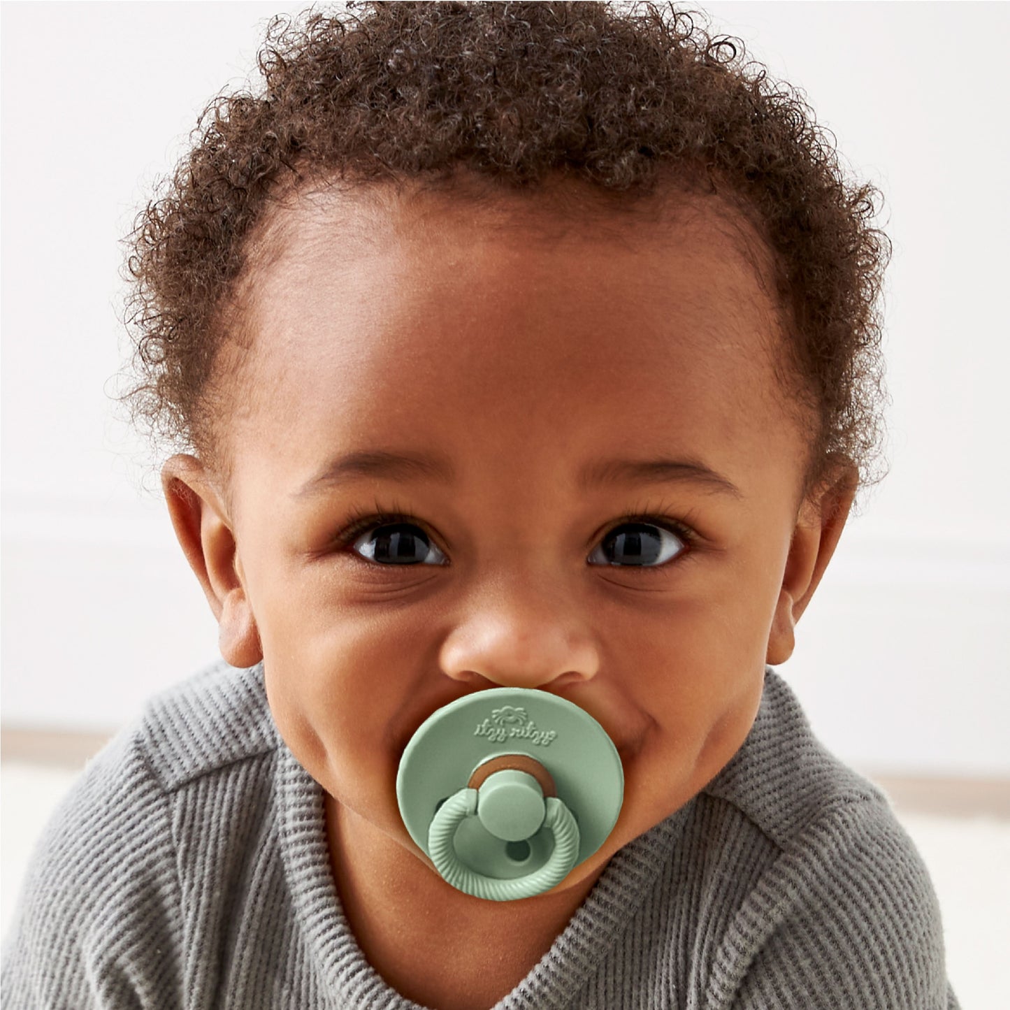Itzy Soother™ Natural Rubber Pacifier - 6-18M Succulent & Agave