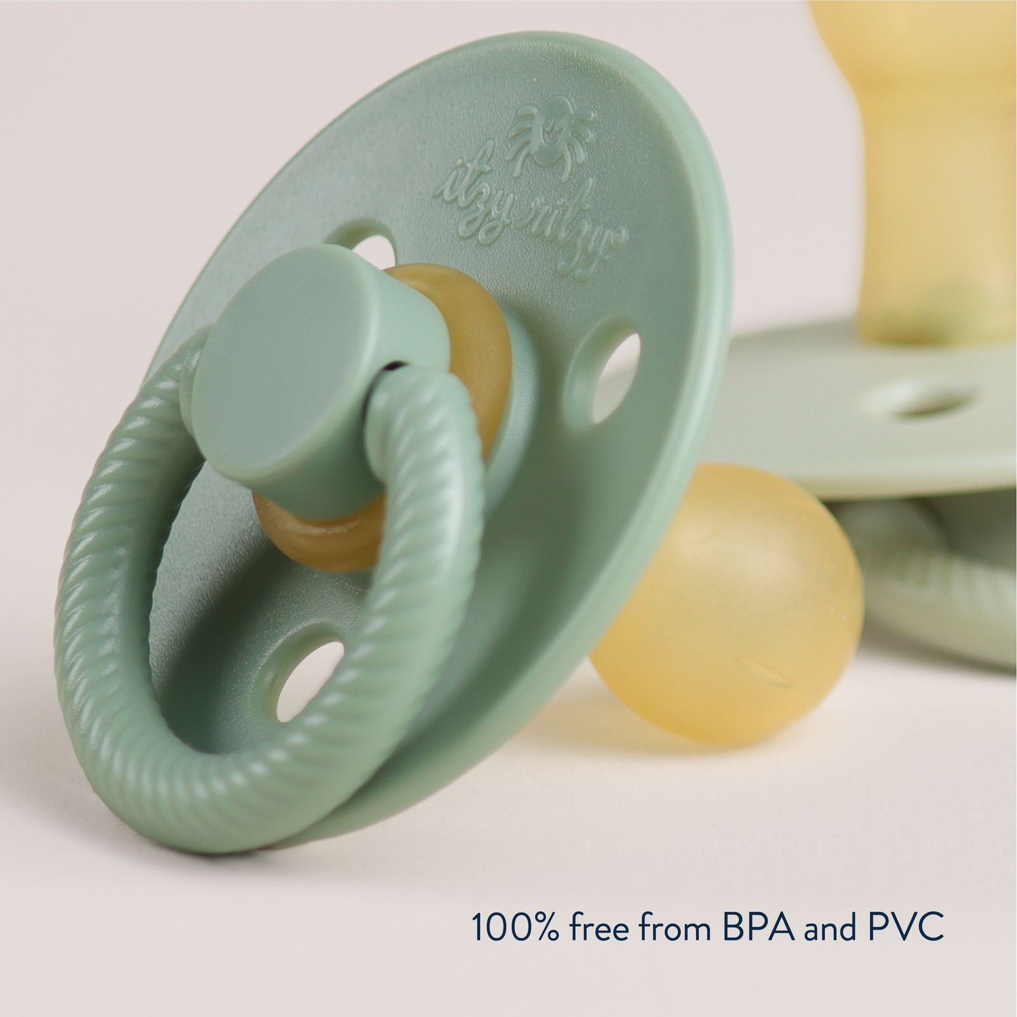 Itzy Soother™ Natural Rubber Pacifier - 6-18M Succulent & Agave