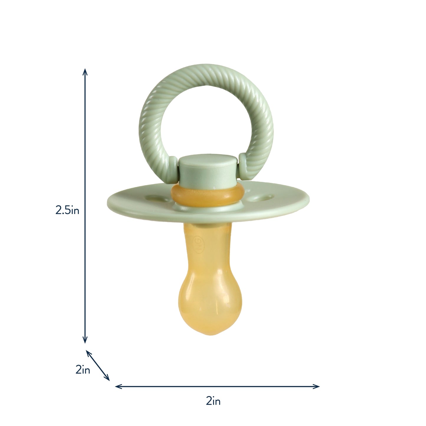Itzy Soother™ Natural Rubber Pacifier - 0-6M  Succulent & Agave