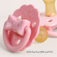 Itzy Soother™ Natural Rubber Pacifier - 0-6M Pink Bows