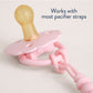Itzy Soother™ Natural Rubber Pacifier - 0-6M Pink Bows