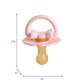 Itzy Soother™ Natural Rubber Pacifier - 0-6M Pink Bows