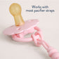 Itzy Soother™ Natural Rubber Pacifier - 6-18M Pink Bows
