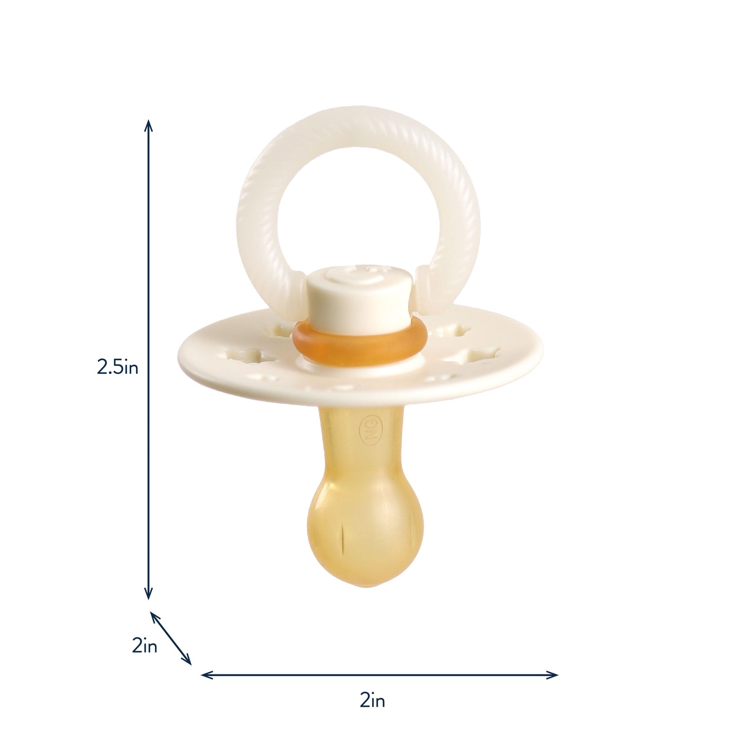 Itzy Soother™ Glow in the Dark Natural Rubber Pacifier - 6-18M