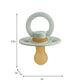 Itzy Soother™ Glow in the Dark Natural Rubber Pacifier - 0-6M Juniper and Steel