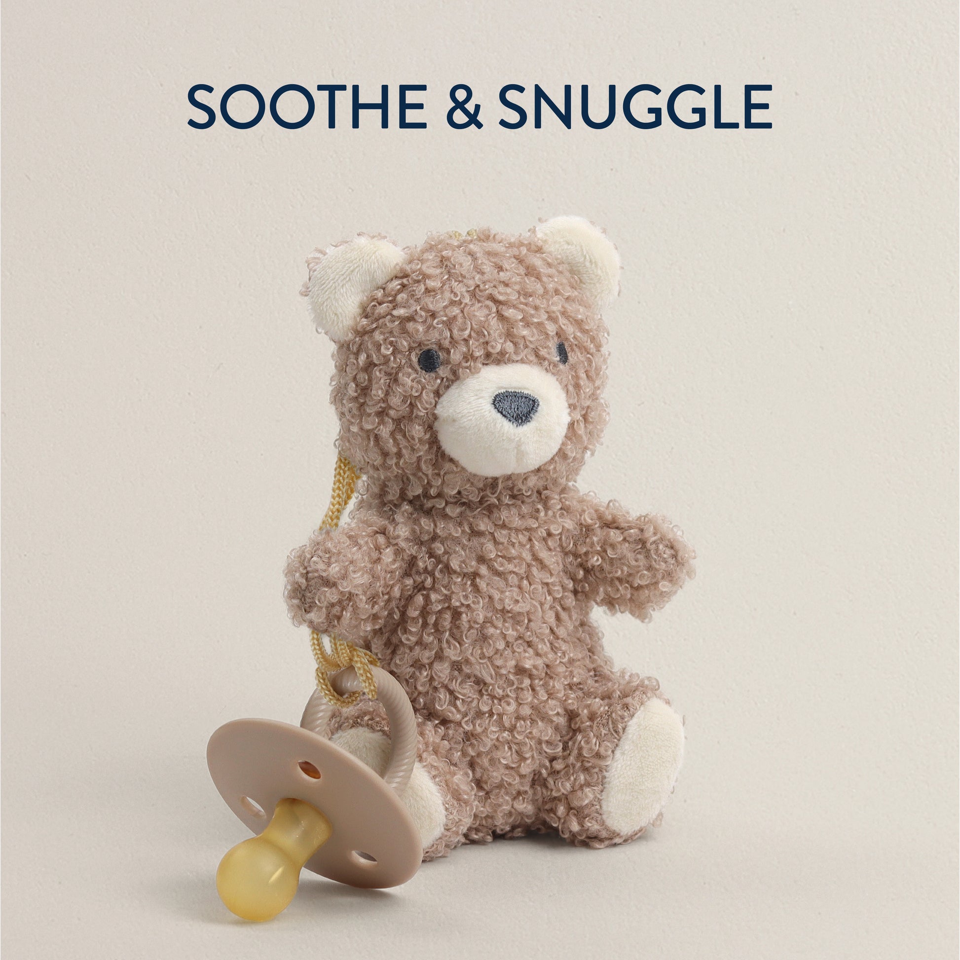 Bitzy Pal™ Natural Rubber Pacifier & Lovey Itzy Ritzy Bear
