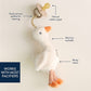 Bitzy Pal™ Natural Rubber Pacifier & Lovey Itzy Ritzy Goose