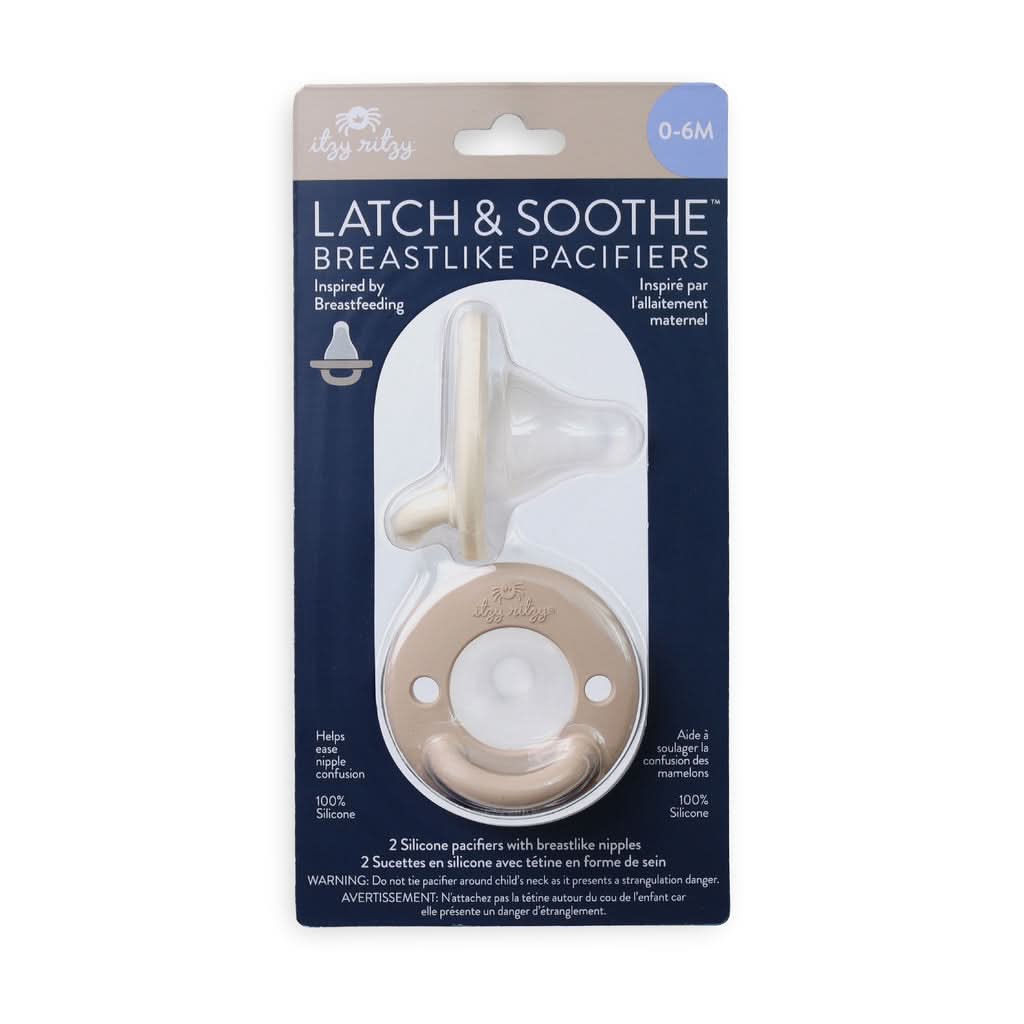 Latch & Soothe™ Breastlike Pacifier - Toast & Buttercream
