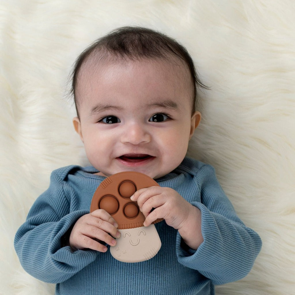 Itzy Pop™ Sensory Popper Toy Toys, Gyms & Tummy Time Itzy Ritzy®  Ash the Mushroom
