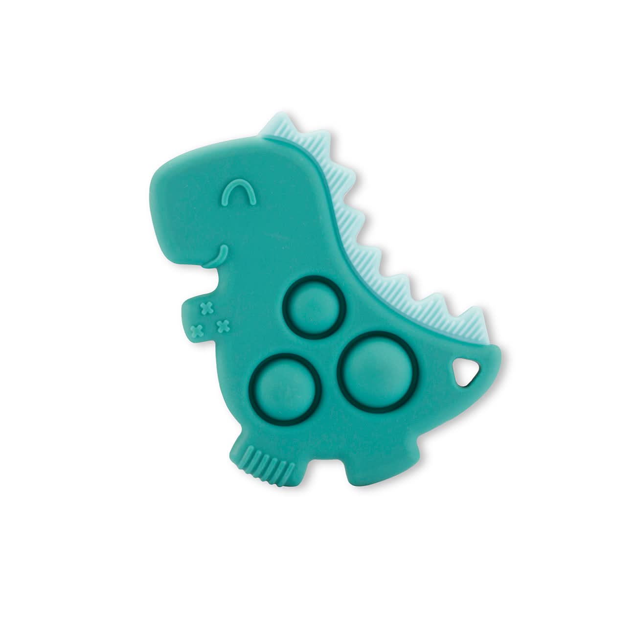 Itzy Pop™ Sensory Popper Toy - Teal Dino