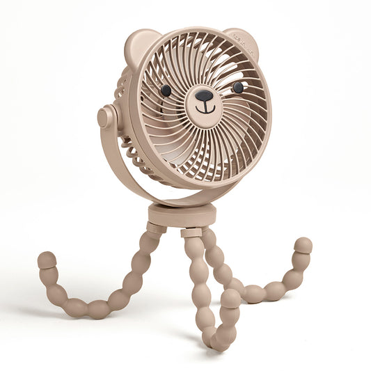 Itzy Breeze 3-Speed Stroller Fan™ Theo the Bear
