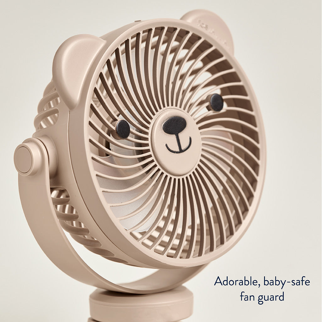 Itzy Breeze 3-Speed Stroller Fan™ Theo the Bear