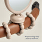 Itzy Peek Stroller Mirror™ Theo the Bear