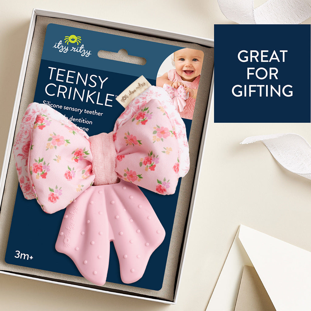 Teensy Crinkle™ Sensory Teether - Bow