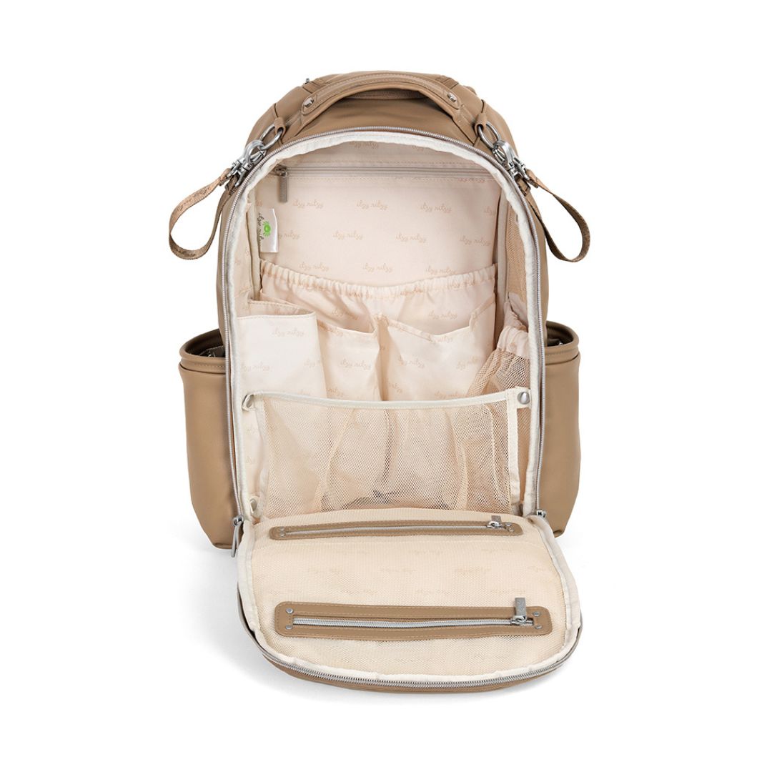 Boss Plus™ Large Diaper Bag Backpack Diaper Bag Itzy Ritzy® Chai