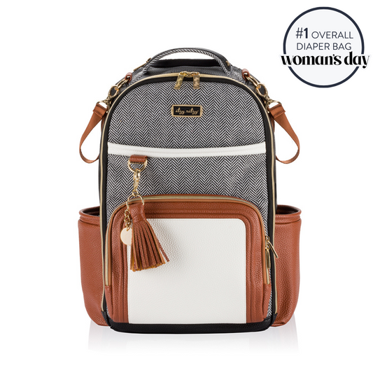 Boss Plus Large Diaper Bag Backpack- Vanilla Latte