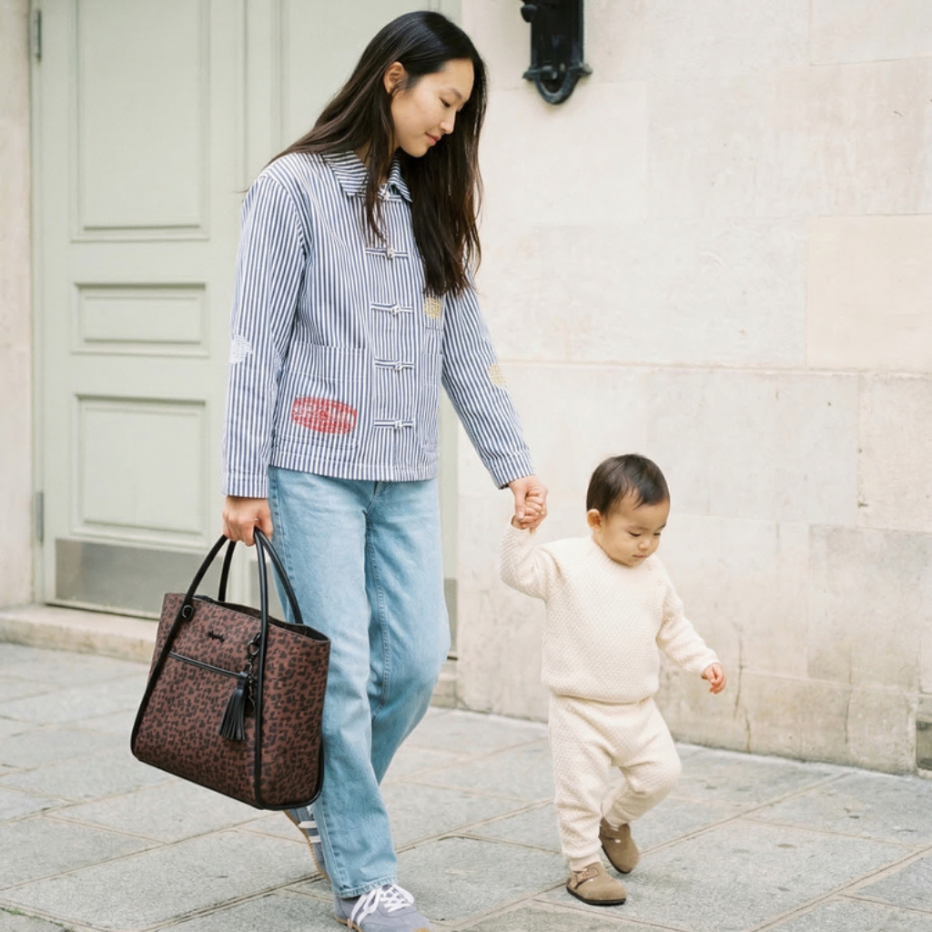 Leopard Boss Tote
