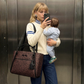 Leopard Boss Tote