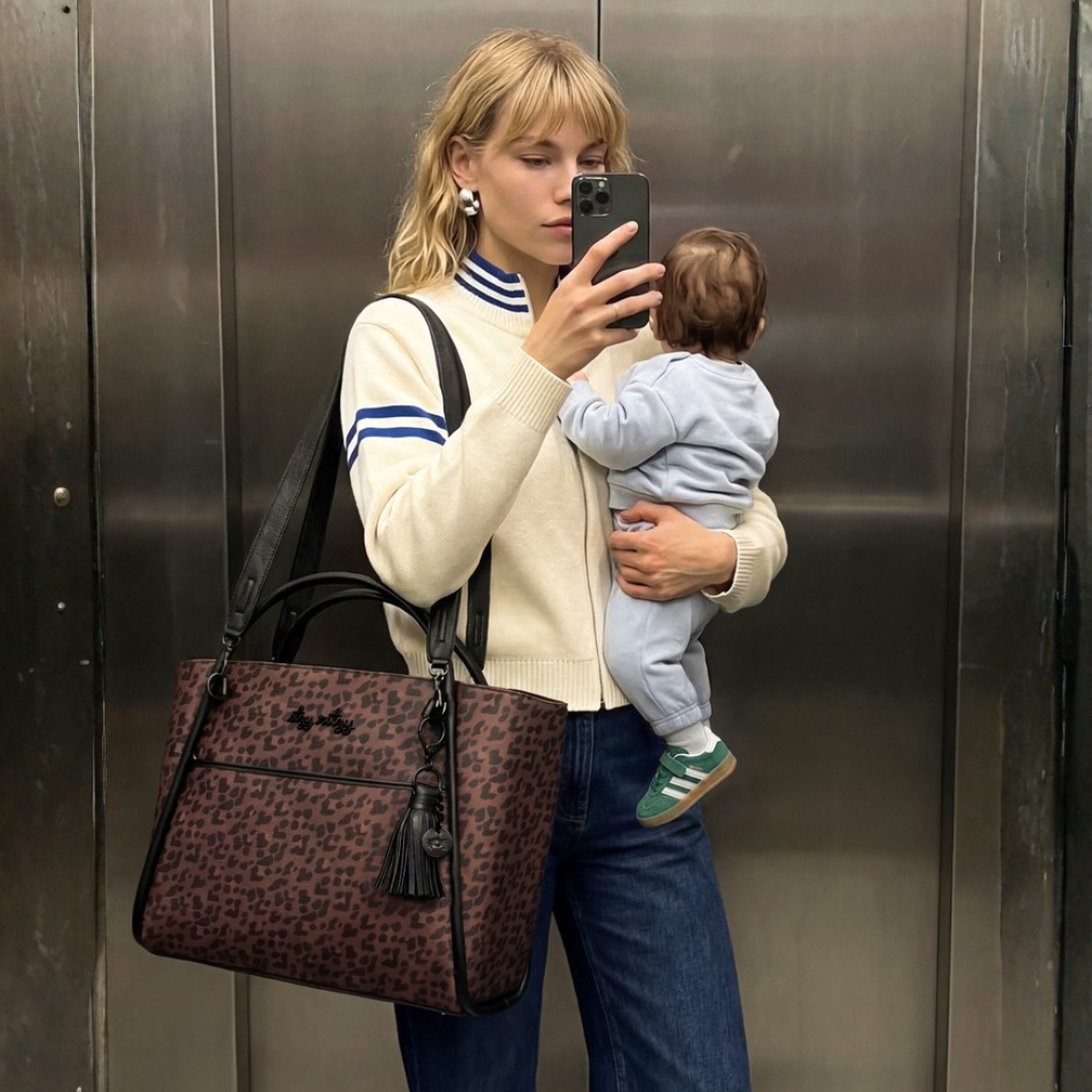 Leopard Boss Tote
